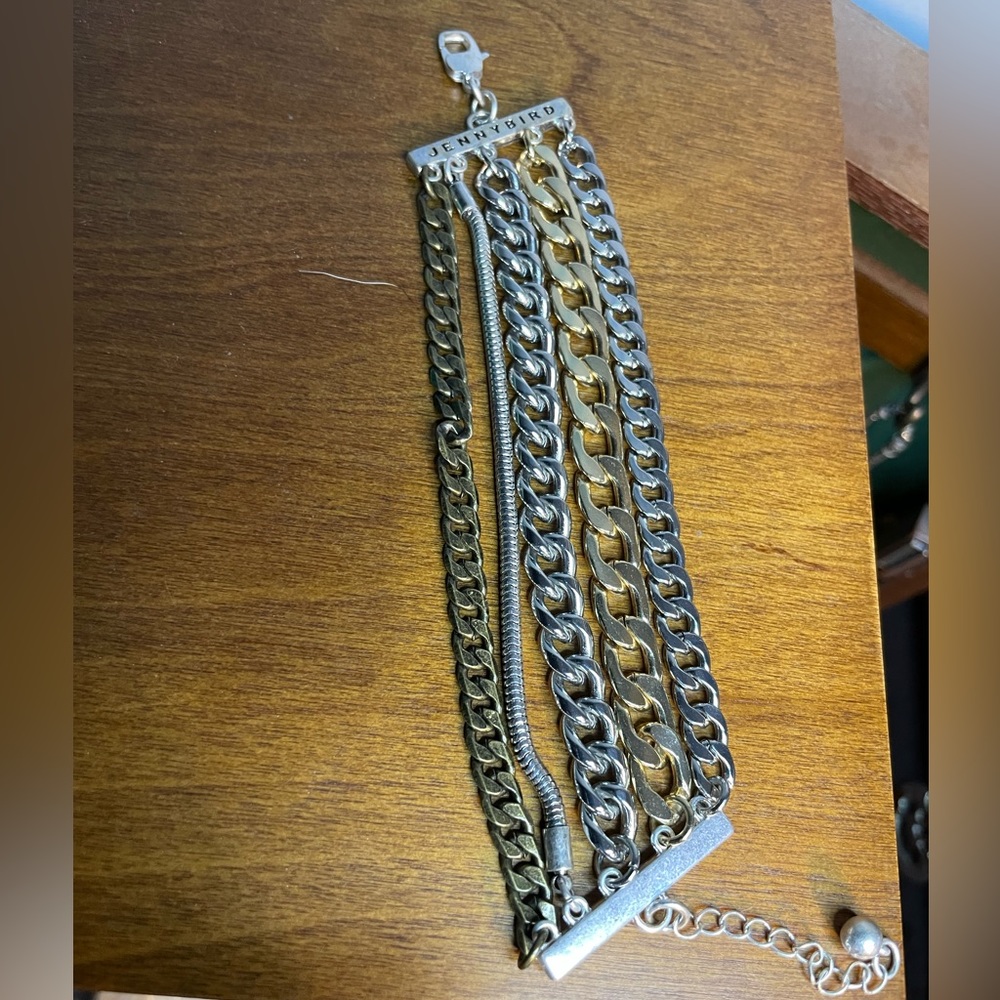 Chain cuff bracelet - Picture 3 of 4